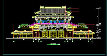 三層公園古建筑建筑結(jié)構(gòu)施工圖